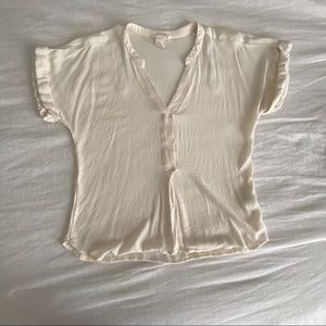 H&M White Blouse Size 2